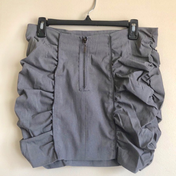 Bisou Bisou Scrunched Mini Skirt - Picture 1 of 5